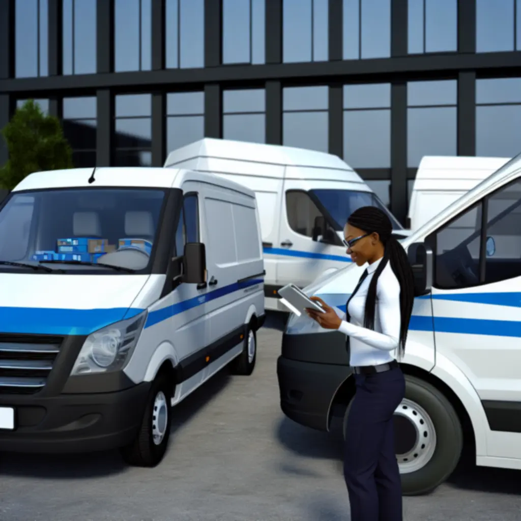 Flota samochodów dostawczych LocalCourierpl obsługująca firmy